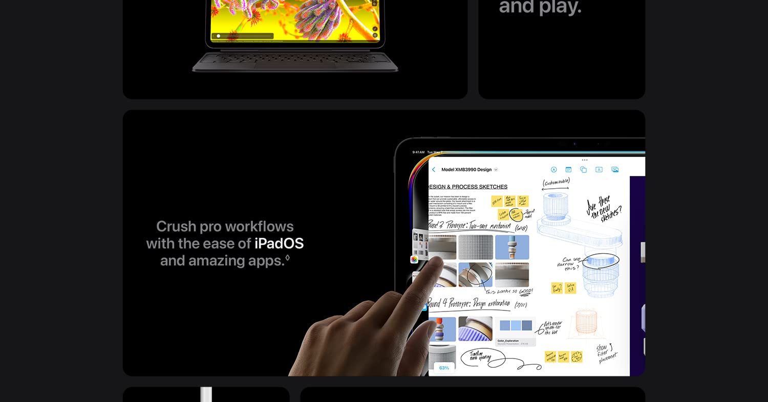 and play. Crush pro workflows with the ease of iPadOS and amazing apps.
